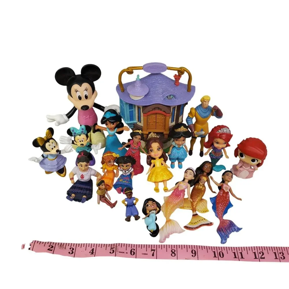 Disney Princess Ariel Belle Jasmine Playset Minnie Disney Animators Rapunzel